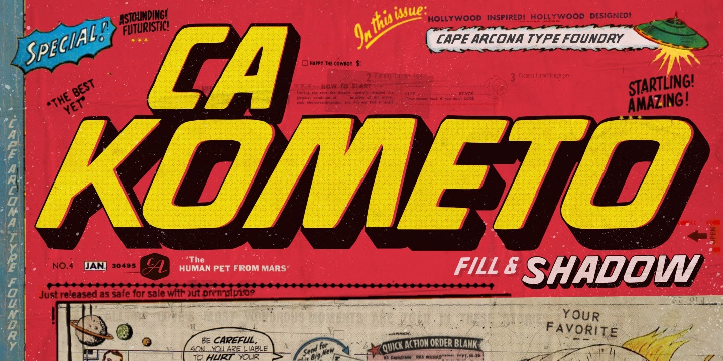 CA Kometo Font preview